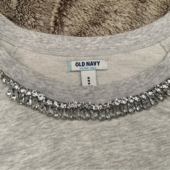 Old navy embellished sweatshirt- NWOT - Picture 1 of 6